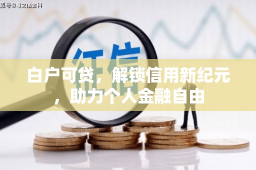 静海白户可贷，解锁信用新纪元，助力个人金融自由