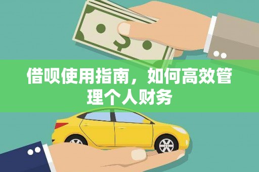 涵江借呗使用指南，如何高效管理个人财务