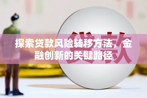 安陆探索贷款风险转移方法，金融创新的关键路径