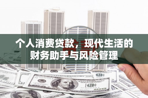 东西湖个人消费贷款，现代生活的财务助手与风险管理