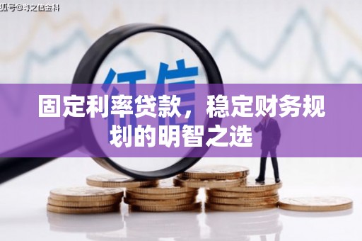 蒸湘固定利率贷款，稳定财务规划的明智之选