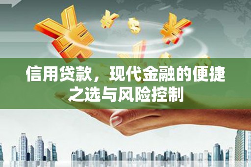 湖里信用贷款，现代金融的便捷之选与风险控制