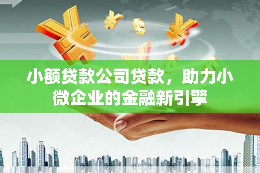 西屯小额贷款公司贷款，助力小微企业的金融新引擎