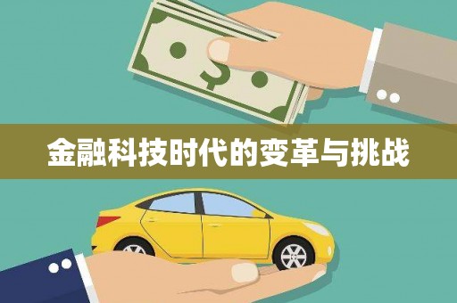 舞阳金融科技时代的变革与挑战