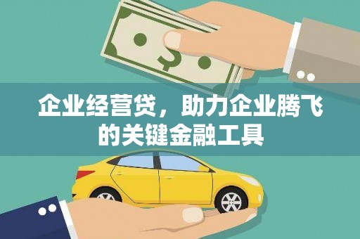 佳冬企业经营贷，助力企业腾飞的关键金融工具