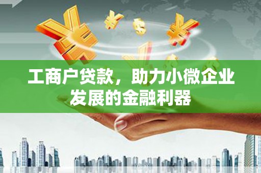 庆元工商户贷款，助力小微企业发展的金融利器