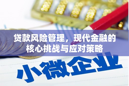 山阴贷款风险管理，现代金融的核心挑战与应对策略