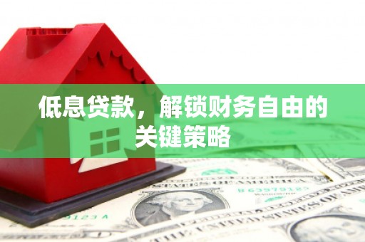 新巴尔虎左旗低息贷款，解锁财务自由的关键策略