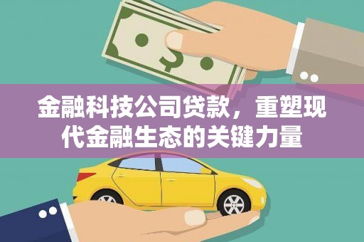 九龙城金融科技公司贷款，重塑现代金融生态的关键力量