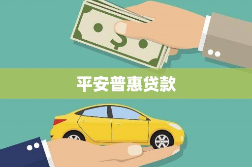 花溪平安普惠贷款