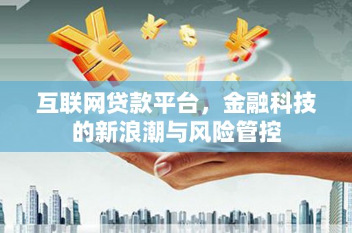 板芙互联网贷款平台，金融科技的新浪潮与风险管控